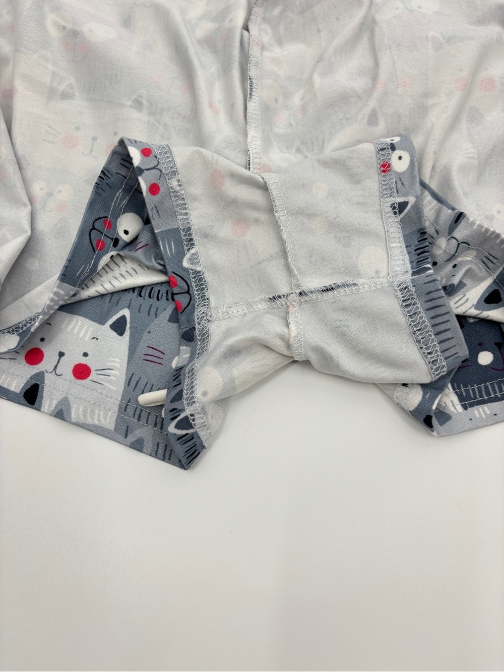 Ekouaer Cat Print Pajama Short Set - Picture 13 of 16